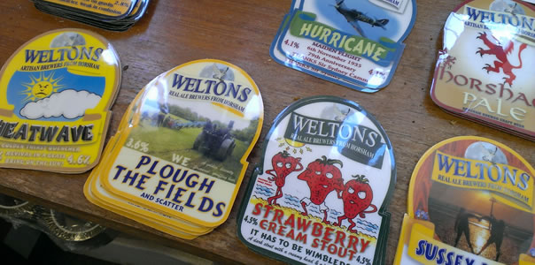 Welton's Brewery pump clips